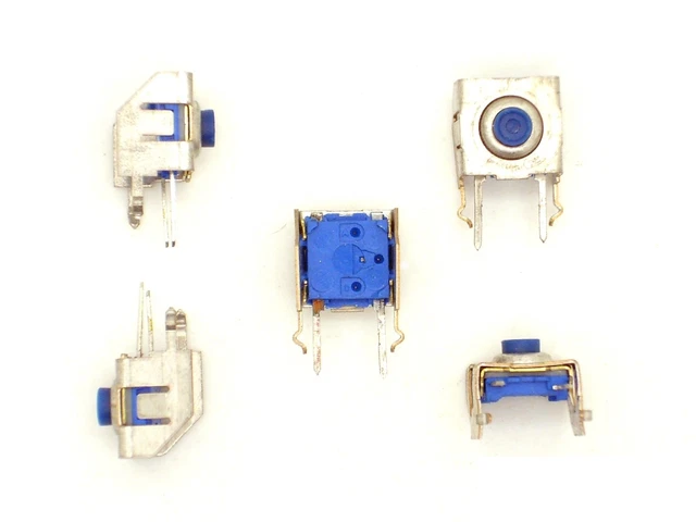 5X MIKRO-EINGABETASTER,12V/50MA, 6X3,5X4,9MM (Ein-T ...