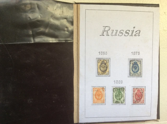 RUSSIA collection 1865 1875 1889 1902 1908 & ROMANOV JUBILEE 1913 USED 29 stamps