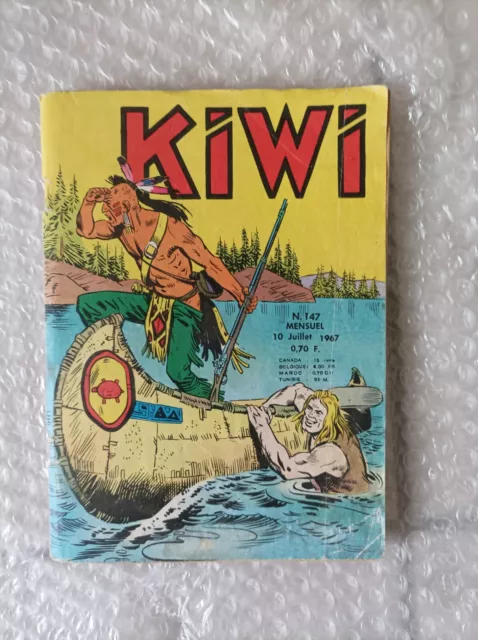 Ancienne revue Bande-Dessinée - Kiwi - Mensuel n°147 - cla