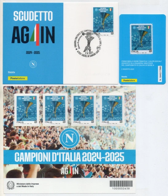 Gazzetta Dello Sport 24/5/2025 - SSC NAPOLI Champion D'Italie 2024/25 - Scudetto N°4