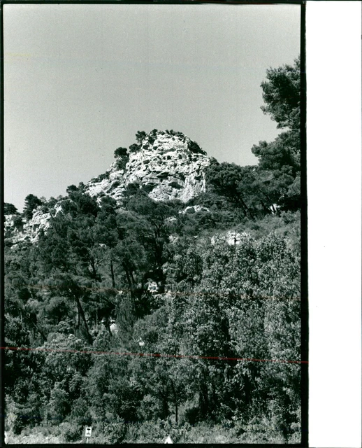 France: Provence: Gorges de Chateaudouble. - Vintage Photograph 1679900