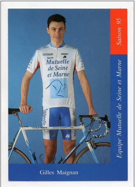 Cyclisme - Cartes Équipe MUTUELLE Seine-et-Marne Tour de France 1997