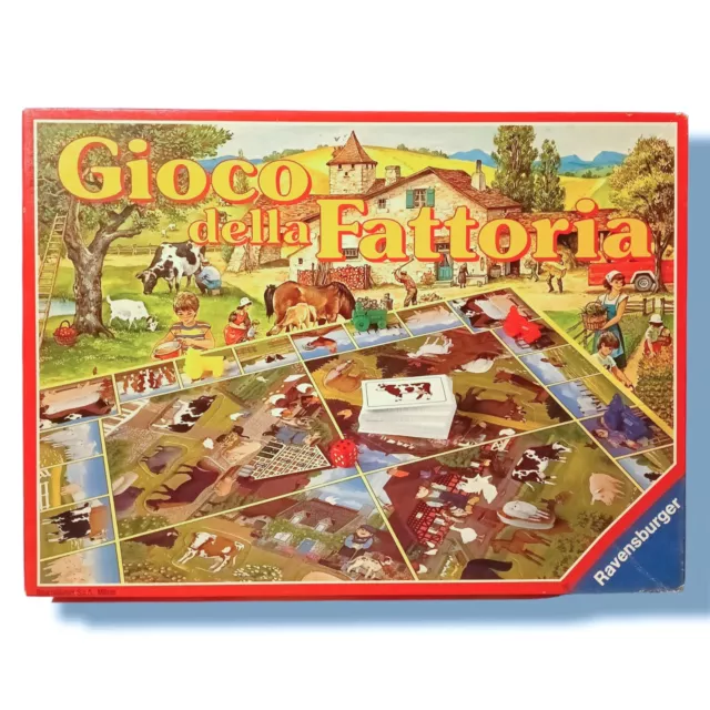 Gioco della Fattoria Ravensburger gioco da tavolo completo vintage 1988