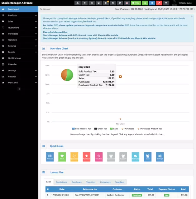 Système de point de vente avec domaine gratuit et hébergement Web VPS