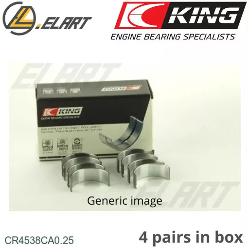 King Big End Con Rod Bearings CR4538CA 0.25 Oversize For MINI 1.6 16V W11B16A