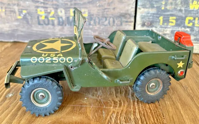 Vintage 1940 Arnold USA Military Police Jeep 2500 Made in Germany