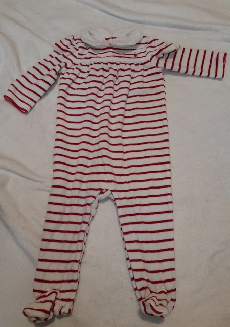 RALPH LAUREN vintage velour babygrow 9m