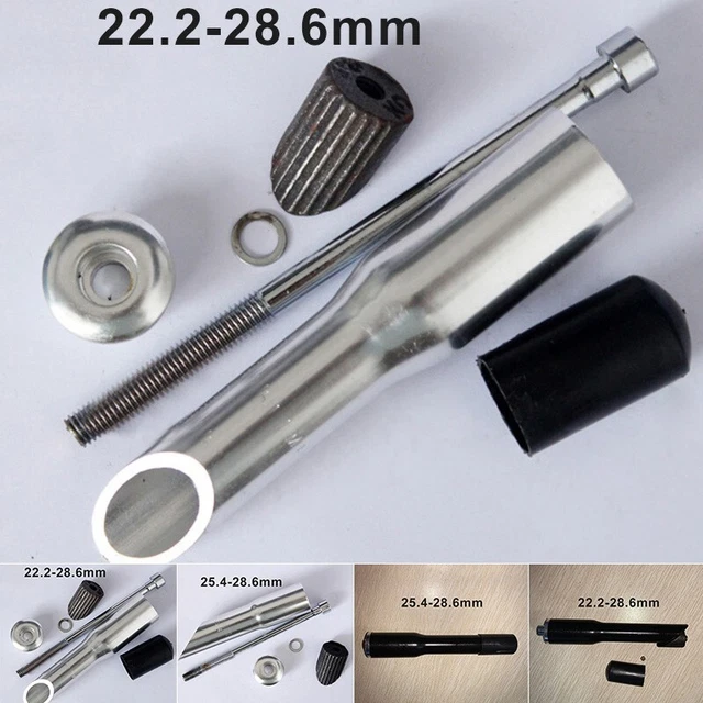 Guidon Vélo De Route Bullhorn En Aluminium - 42 Cm, Argent Brillant, Léger Et Robuste