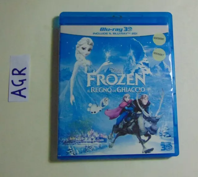 Frozen Il Regno Di Ghiaccio Disney Blu-Ray 3D + Blu-Ray 2D Ediz. Fuori Commercio