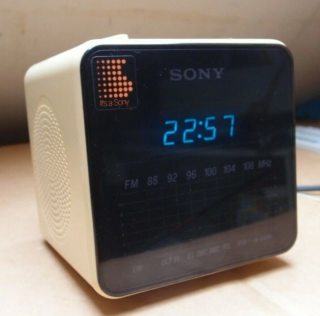SONY DIGICUBE ICFC10L Digital Alarm Clock Radio £19.62 PicClick UK