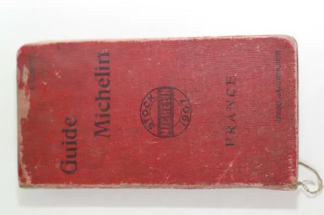 Guide Michelin rouge de 1907