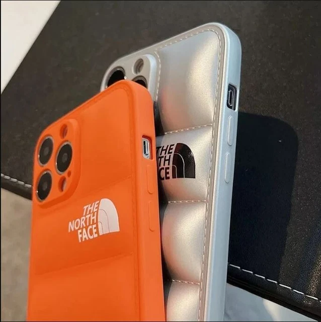 Cover Custodia Puffer Piumino The North Face IPhone X XS XR 11 12 13 14 Pro Max 2