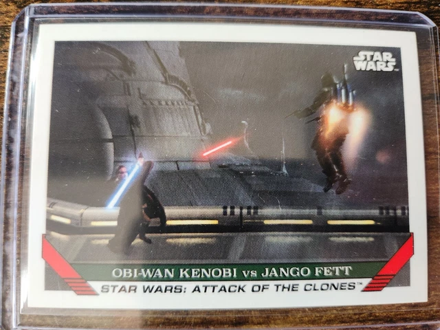 2023 Topps Star Wars Throwback Thursday Obi-Wan Kenobi vs. Jango Fett #81