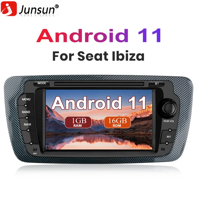 DAB+Android 11 Auto Stereo Sat Nav Bluetooth Radio SWC USB Wifi BT per SEDILE IBIZA