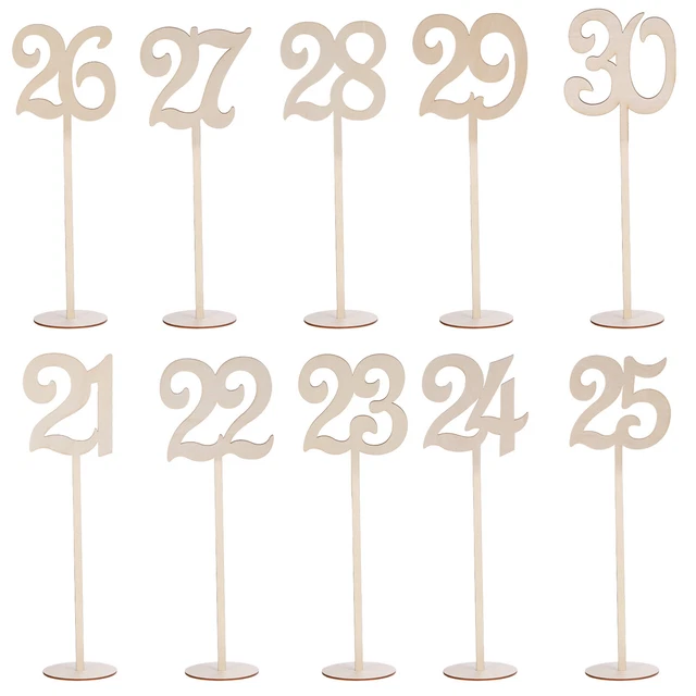 Set Di 24 Segnaposto In Legno Con Corda E Cartoncini – Per Matrimoni, Feste E Ristoranti - 2