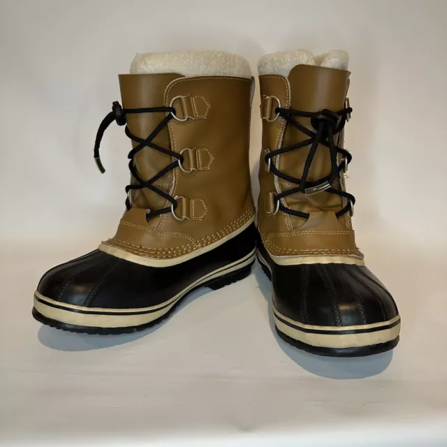 Sorel Mens/Boys Caribou Snow boot Waterproof Boots Sz 7 3