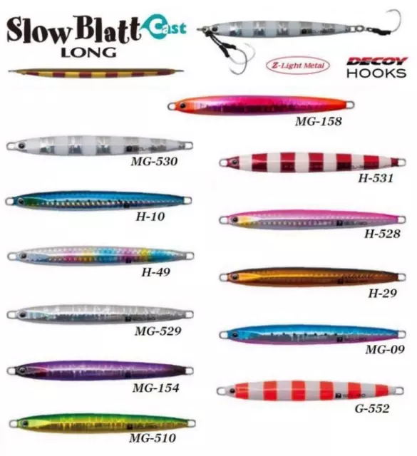 Zetz Slow Blatt Cast Long Scl Palms 30 G Artificiale Spinning Jig Lure Pesca