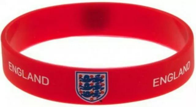 ENGLAND FA RUBBER SILICONE BRACELET WRISTBAND one size fits all