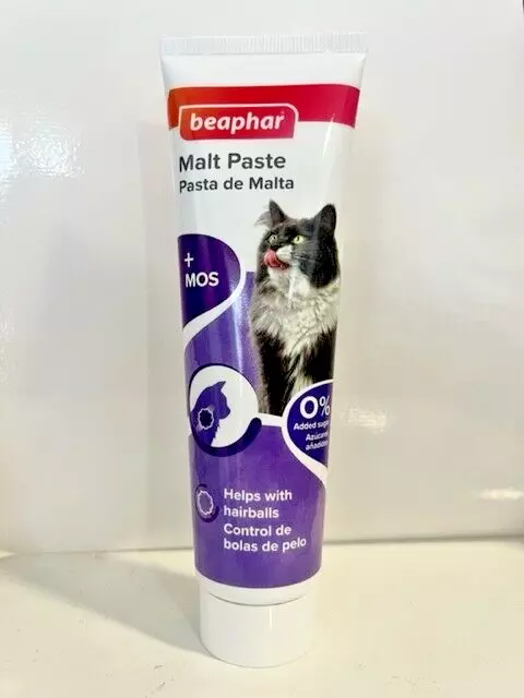 BEAPHAR chat hairball pâte au malt anti boule de poils suplement Duo Active 100g