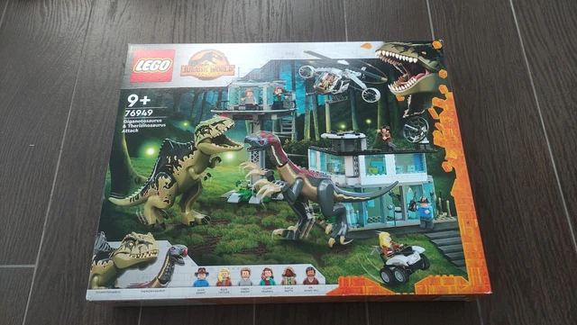 LEGO 76949 GIGANOTOSAURUS & Therizinosaurus Attack Jurassic World ...