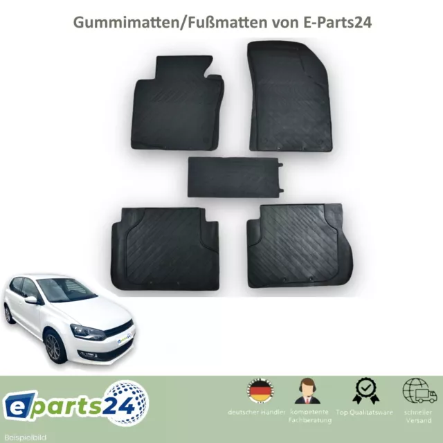 Elmasline Design 3D Gummimatten Set für VW Polo V (6R 6C) 2009-2017