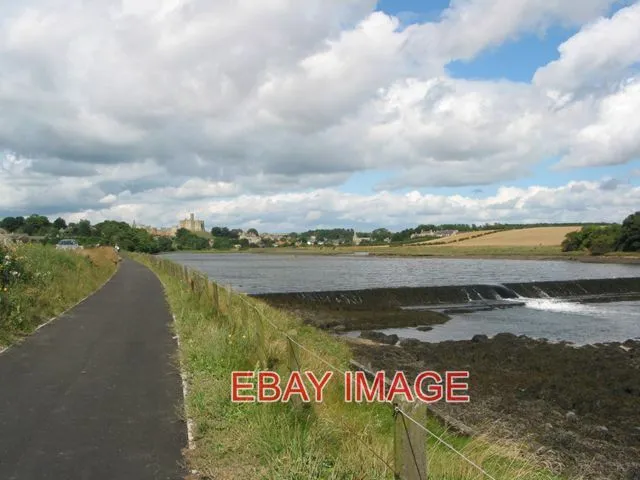 Photo  The Weir On The Coquet River Near Warkworth Castle The 40 Mile Long River