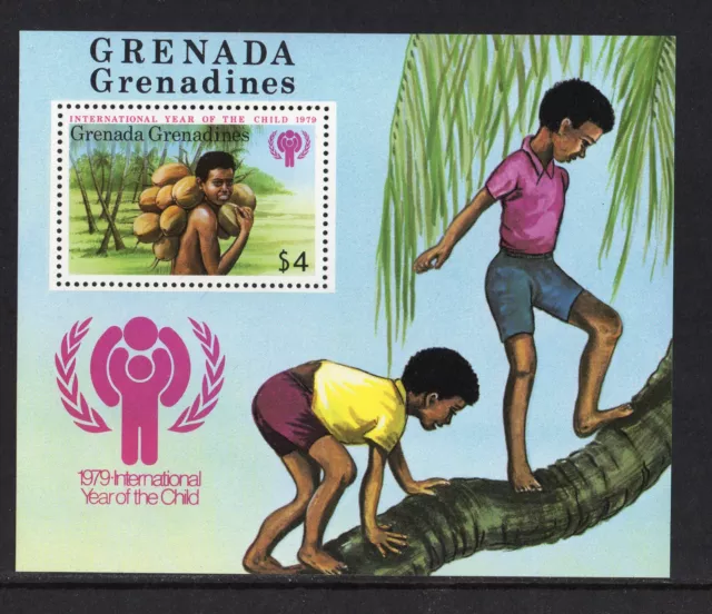 Grenada Grenadines - 1979 - $4 International Year of the Child, MNH Mini-Sheet