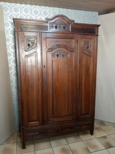 Jugendstil Gründerzeit Kleiderschrank Dielenschrank - Wohnfertig & Nachhaltig