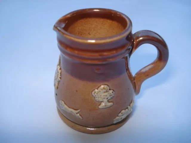 Cww1 Vintage Royal Doulton Stoneware Miniature Harvestware Jug