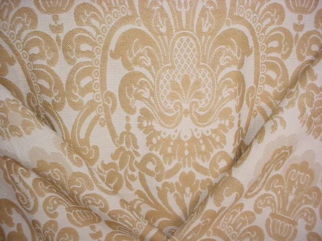 2-1/8Y Lee Jofa 2005191 Rezzonico Butter Damask Scroll Outdoor Upholstery Fabric