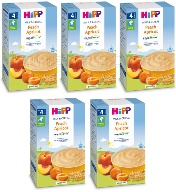 HiPP Banana Peach Organic Milk & Cereal - 250 G
