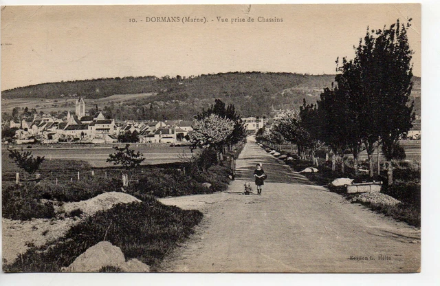 DORMANS - Marne - CPA 51 - vue prise de Chassins