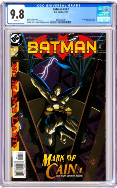 DC Comics BATMAN (1999) #567 CGC 9.8 NM/MT Key 1st CASSANDRA CAIN App BATGIRL