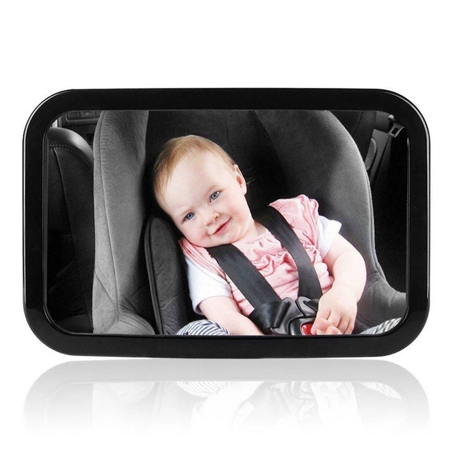 Miroir de surveillance pour bébé en voiture - sans se retourner - sur appui tête