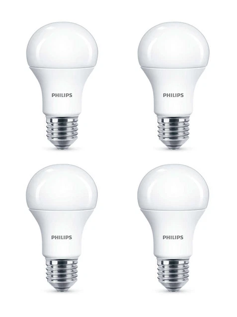 Pack de 3 Ampoules LED Philips 75W A60