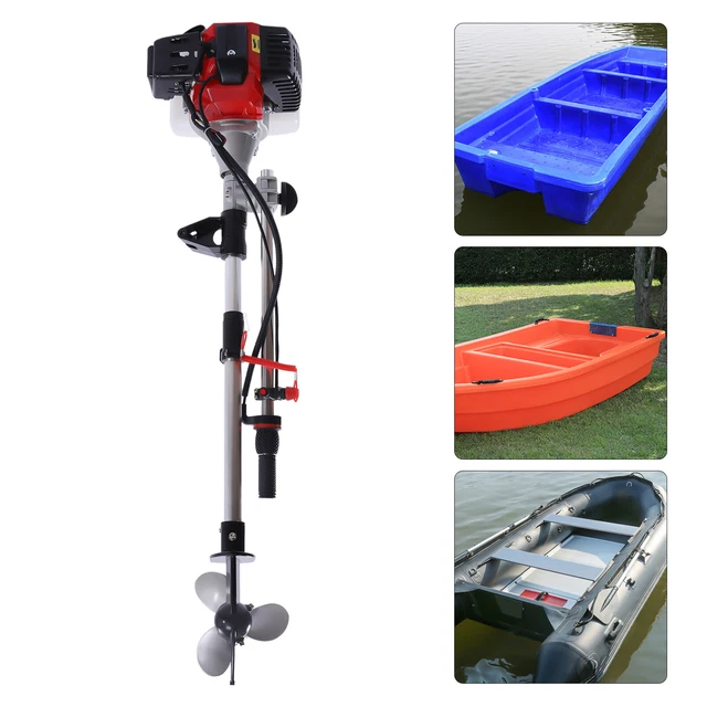 2 STROKE 52CC Gas Outboard Motor Trolling Motor Fishing Boat Engine