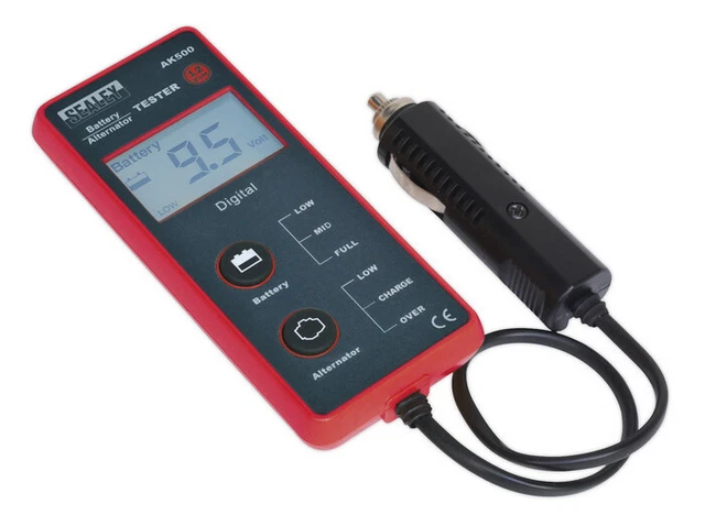 Testeur D'Alternateur Et Batterie 12V - Analyseur Digital LED Pour Voiture, Moto - Simple Et Fiable