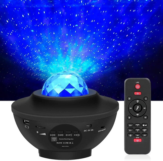 LED GALAXY PROJECTOR Light Starry Sky Star Bluetooth Music Night Light