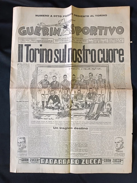 Guerin Sportivo N°50 1979 – Cover Rossi Perugia, Poster Torino, Italie