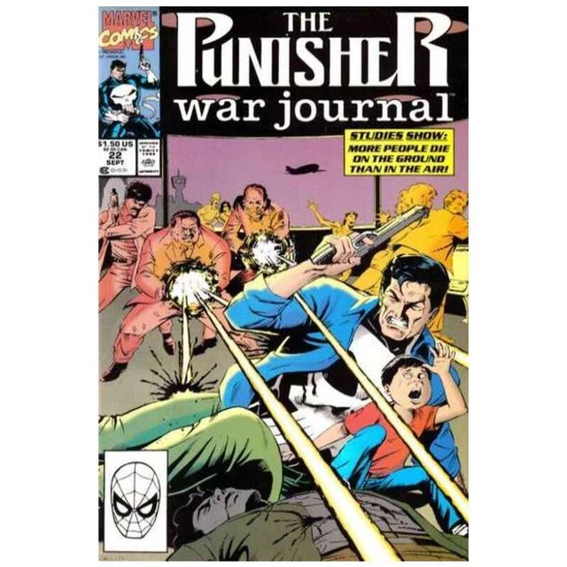 Punisher War Journal (1988 series) #22 in VF + condition. Marvel comics [n'