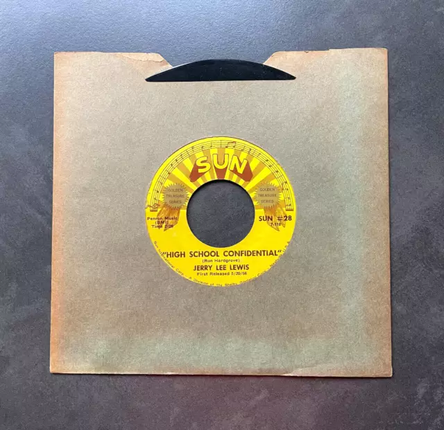 7" Jerry Lee Lewis - High School Confidential - US SUN