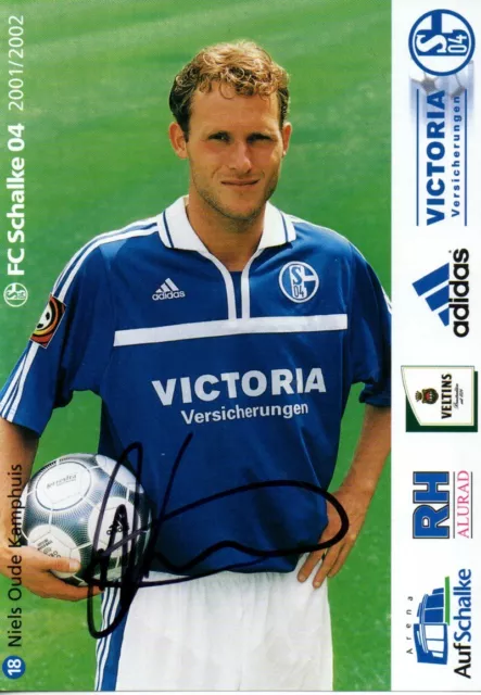 Autogramm - Niels Oude Kamphuis (FC Schalke 04) - 2001/2002