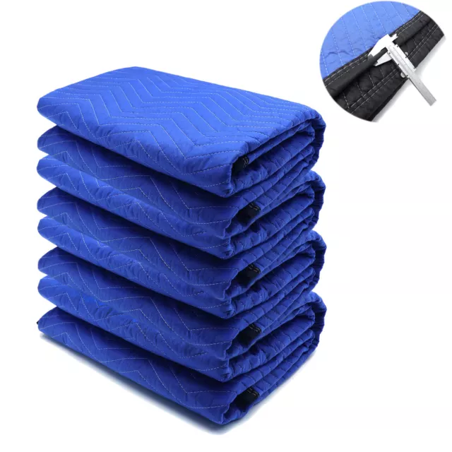 72x80 4PCs Extra Thick Furniture Move Packing Blanket For Shipping Furniture Pad