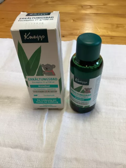 Kneipp Erkältungsbad Eukalyptus Kinder 100 ml Neu