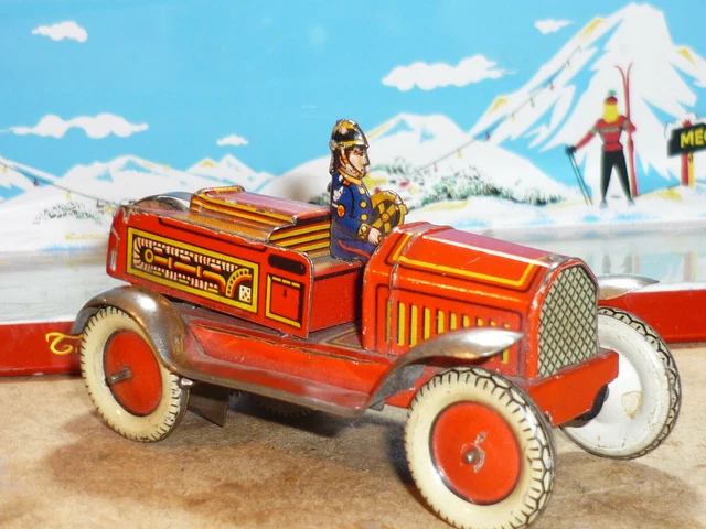 Camion Mécanique Ancien Tippco TCO En Tôle - Made In Germany - Jouet Vintage