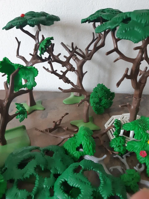 PLAYMOBIL PIECES  DETACHEES - ARBRES et FEUILLAGES - MODELES d'occasion