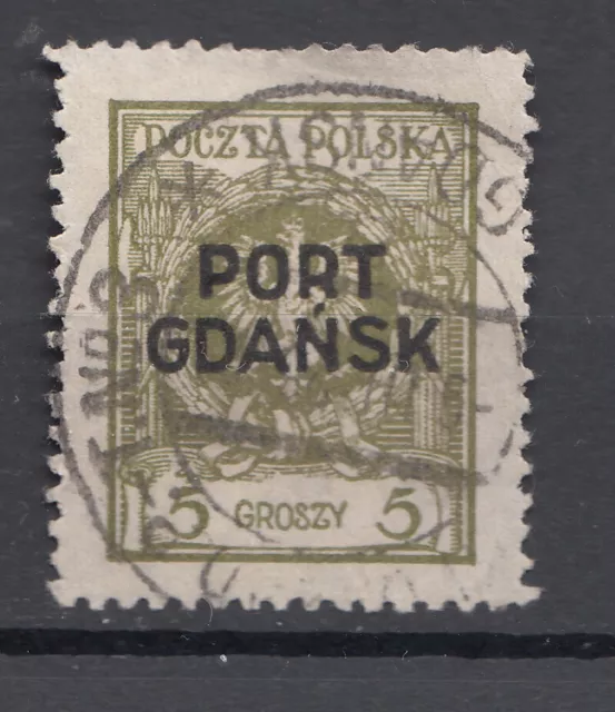 Pol. Post im Hafen von Danzig " Port Gdansk " Mi. 4 gest. GDANSK  3.  (2123)