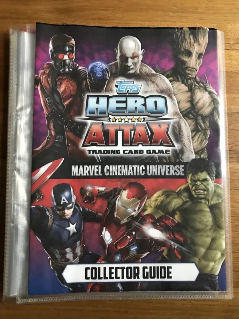 TOPPS Hero Attax Trading Card Game Folder Binder 2016 Marvel Cinematic Universe