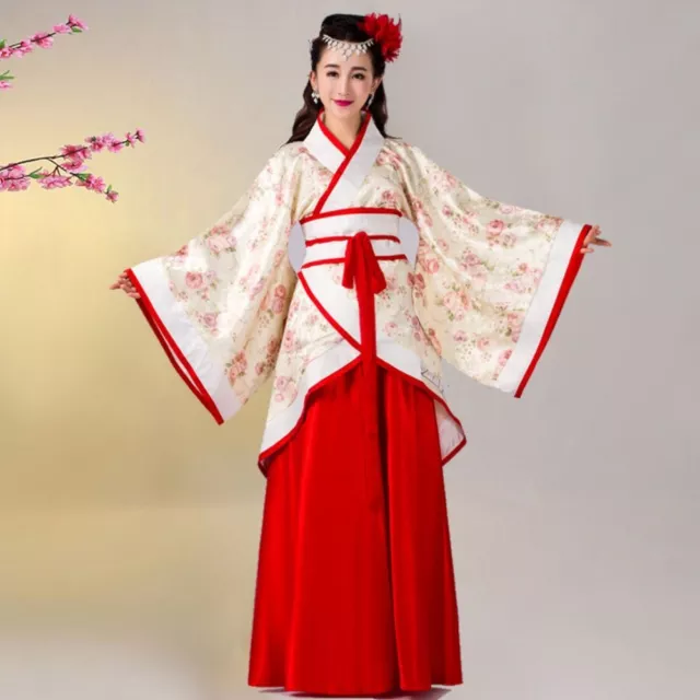 Outfit Ancient Chinese Ancient Dress Flower Embroidery Chinese Costume  Lady