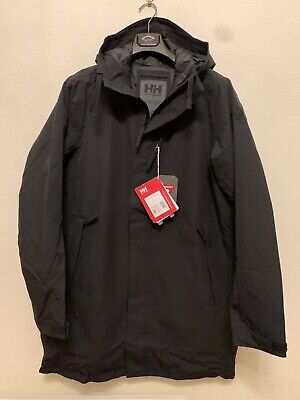 Helly Hansen Men's Mono Insulated Rain Jacket, L, Black, New With Tag's RRP £200